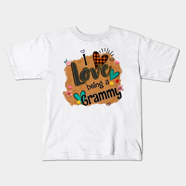 I Love Being A Grammy - I Love Being Kids T-Shirt by Pelman